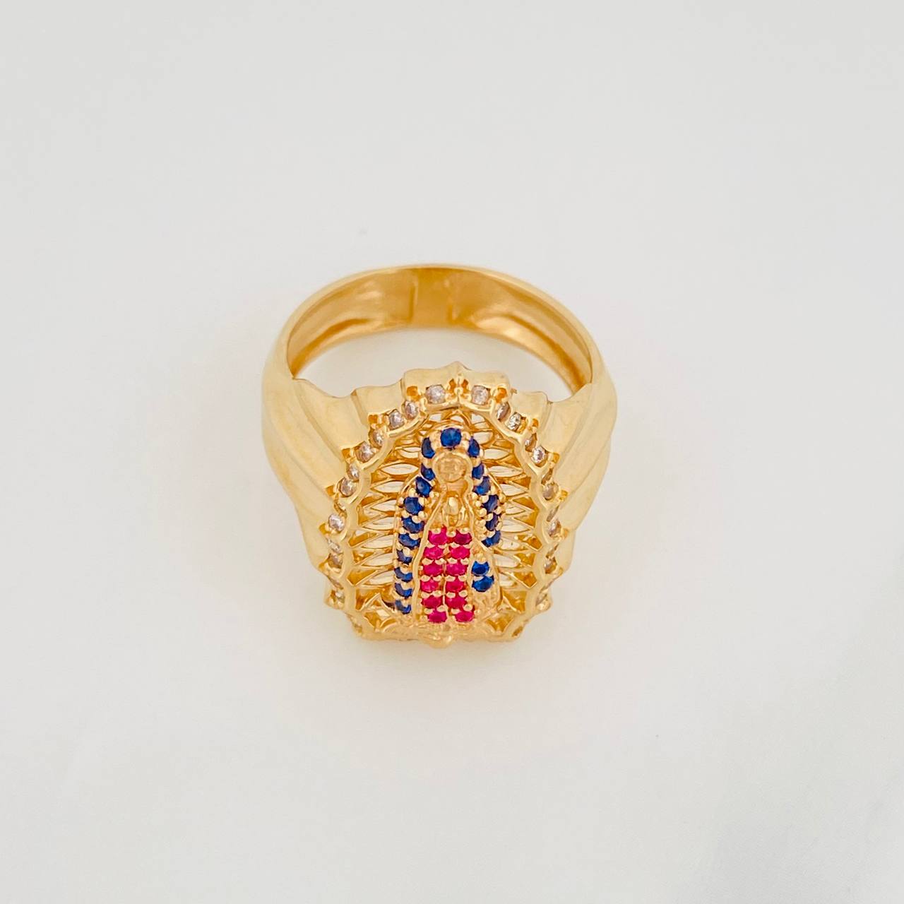 Anillo Virgen de Guadalupe 6.65g / T6 1/4 Oro Amarillo 18K