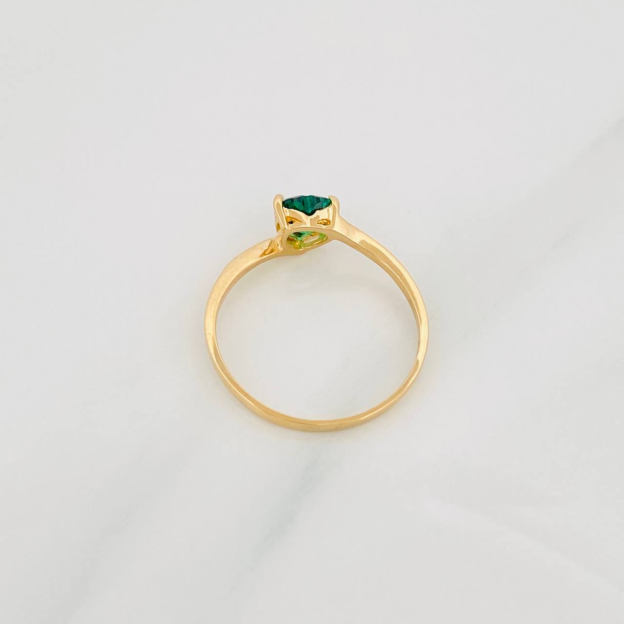 Anillo Corazón 1.55g / T7 1/4 Oro Amarillo 18K