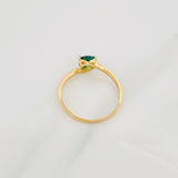 Anillo Corazón 1.55g / T7 1/4 Oro Amarillo 18K