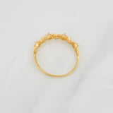 Anillo Corazones 1.1g / T6 1/2 Oro Amarillo 18K