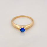 Anillo Solitario 2.35g / T6 3/4 Oro Amarillo 18K