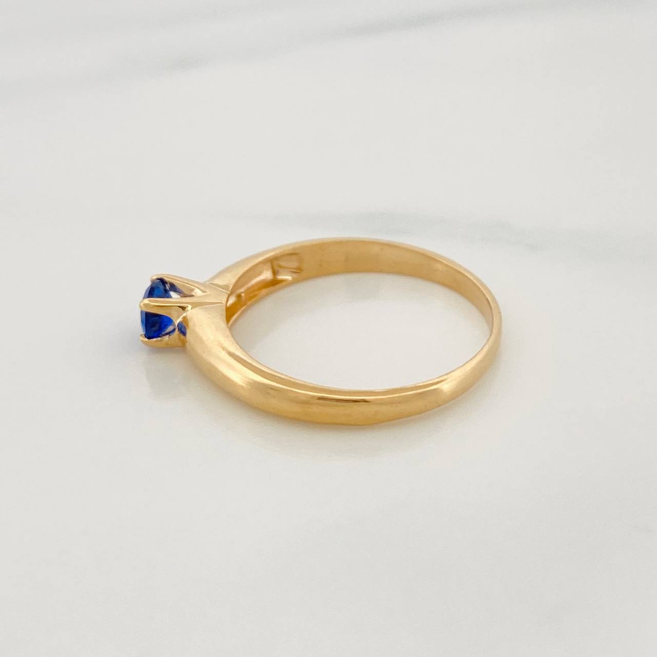 Anillo Solitario 2.35g / T6 3/4 Oro Amarillo 18K