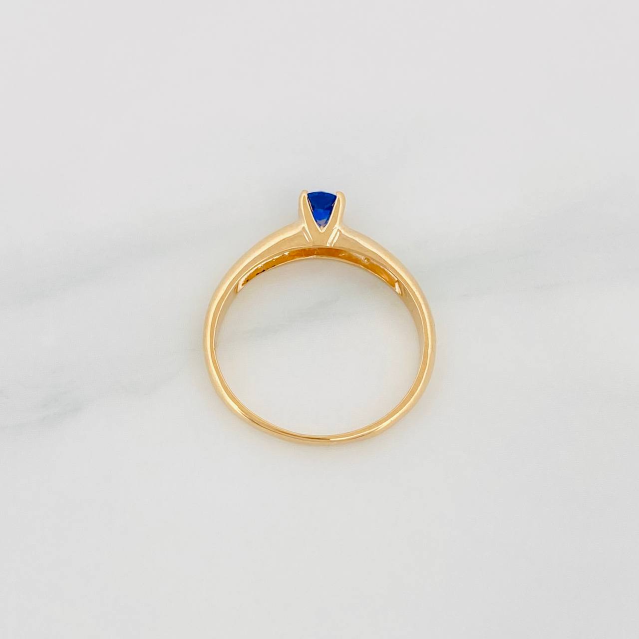 Anillo Solitario 2.35g / T6 3/4 Oro Amarillo 18K