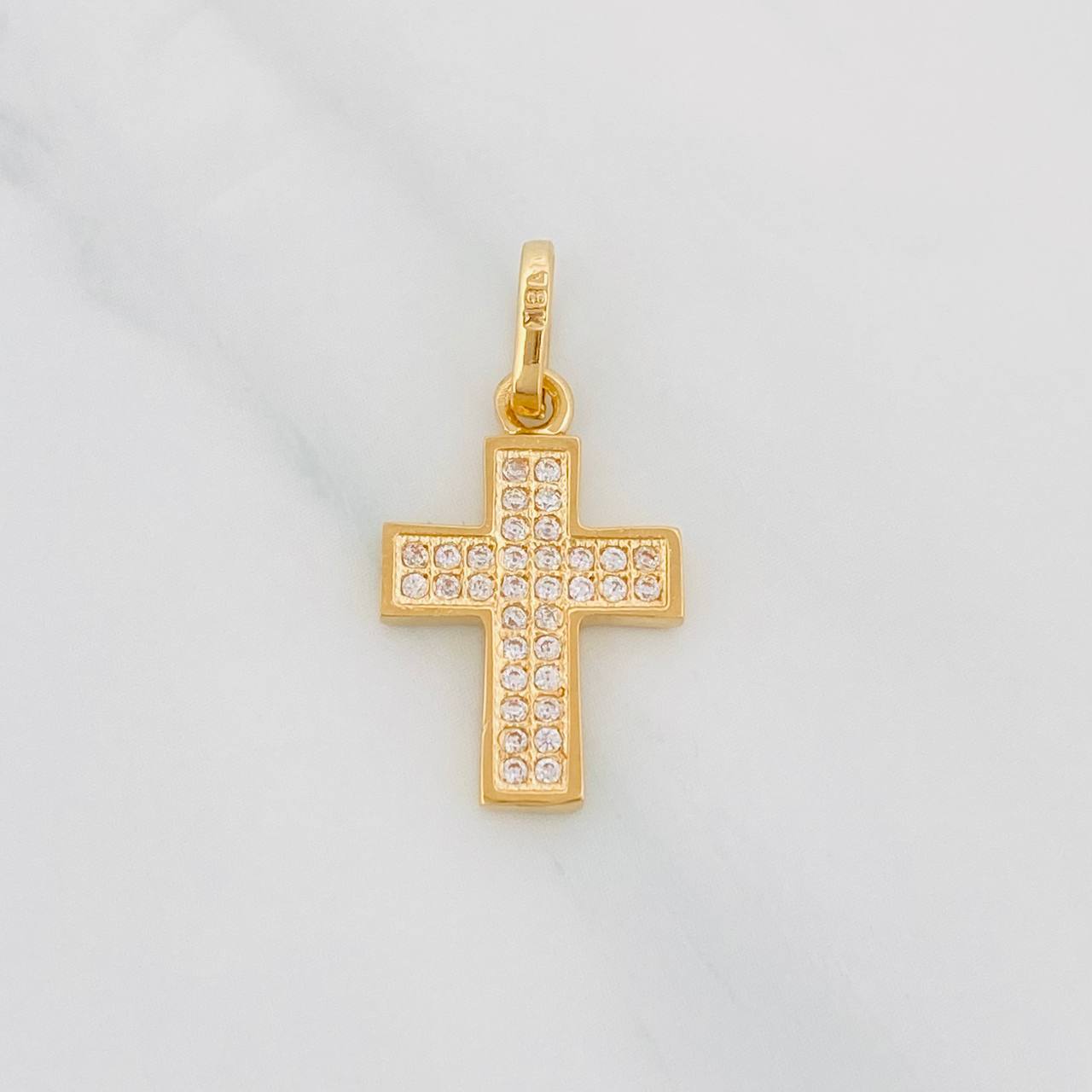 Dije Cruz 1.3g / 2.3cm Oro Amarillo 18K