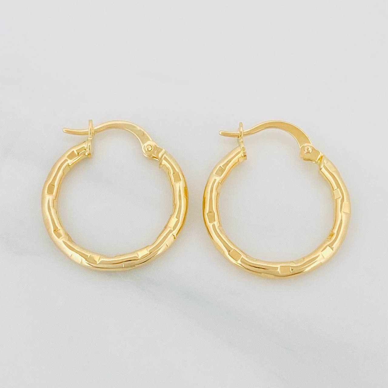 Candongas Lucero 1.45g / 2.1cm Oro Amarillo 18K