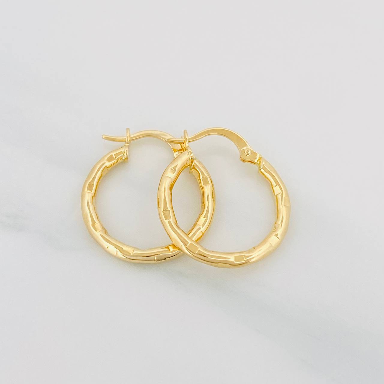 Candongas Lucero 1.45g / 2.1cm Oro Amarillo 18K