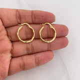 Candongas Lucero 1.45g / 2.1cm Oro Amarillo 18K