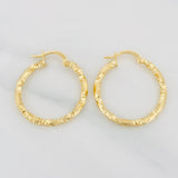 Candongas Carlota 1.6g / 2.5cm Oro Amarillo 18K