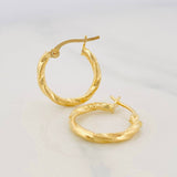 Candongas Gala 1.15g / 1.8cm Oro Amarillo 18K