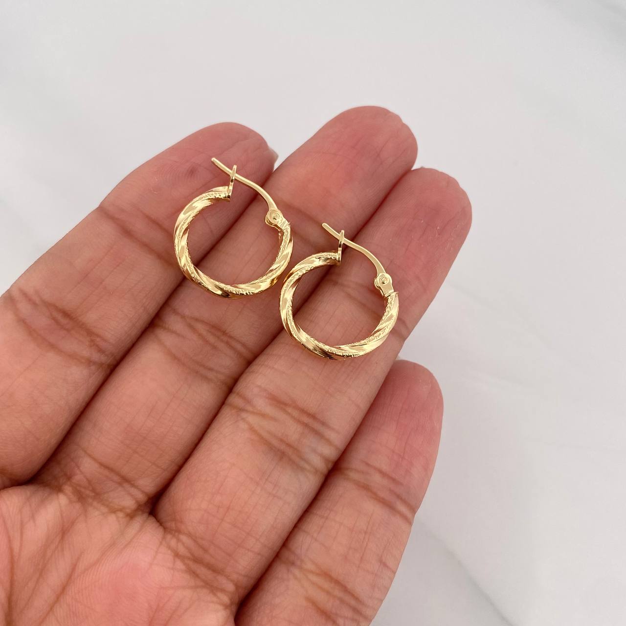 Candongas Gala 1.15g / 1.8cm Oro Amarillo 18K