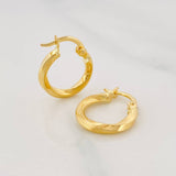 Candongas Mai 1.2g / 1.05cm Oro Amarillo 18K