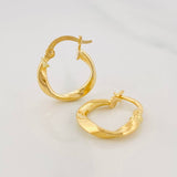 Candongas Bridget 1.05g / 1.6cm Oro Amarillo 18K