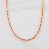 Cadena Lazo 3.75g / 60cm / 1.7mm Oro Rosa 18K