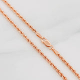 Cadena Lazo 3.75g / 60cm / 1.7mm Oro Rosa 18K