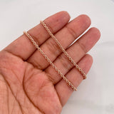 Cadena Lazo 3.75g / 60cm / 1.7mm Oro Rosa 18K