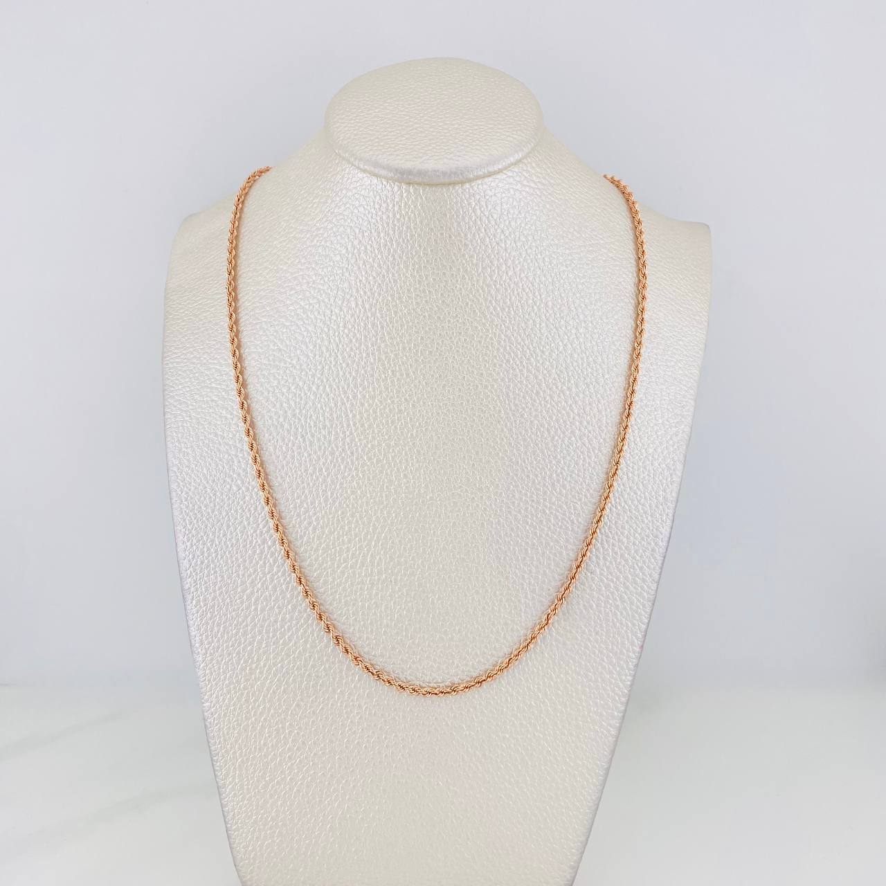 Cadena Lazo 3.75g / 60cm / 1.7mm Oro Rosa 18K