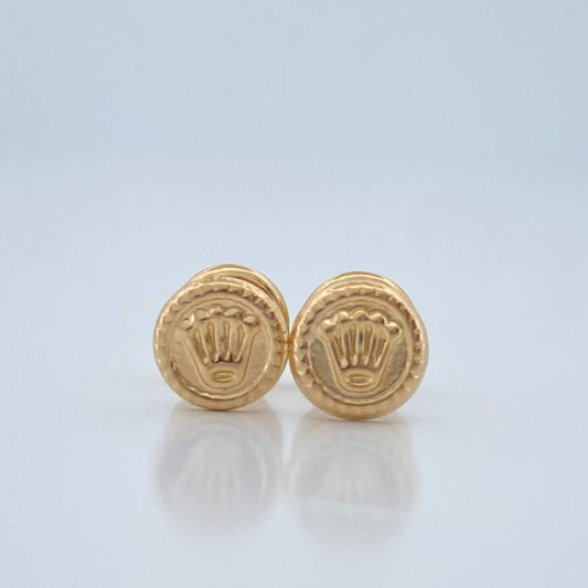 Topos Medalla Corona 0.65gr / 6.05mm Oro Amarillo 18K %