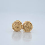 Topos Medalla Corona 0.6gr / 6.05mm Oro Amarillo 18K %