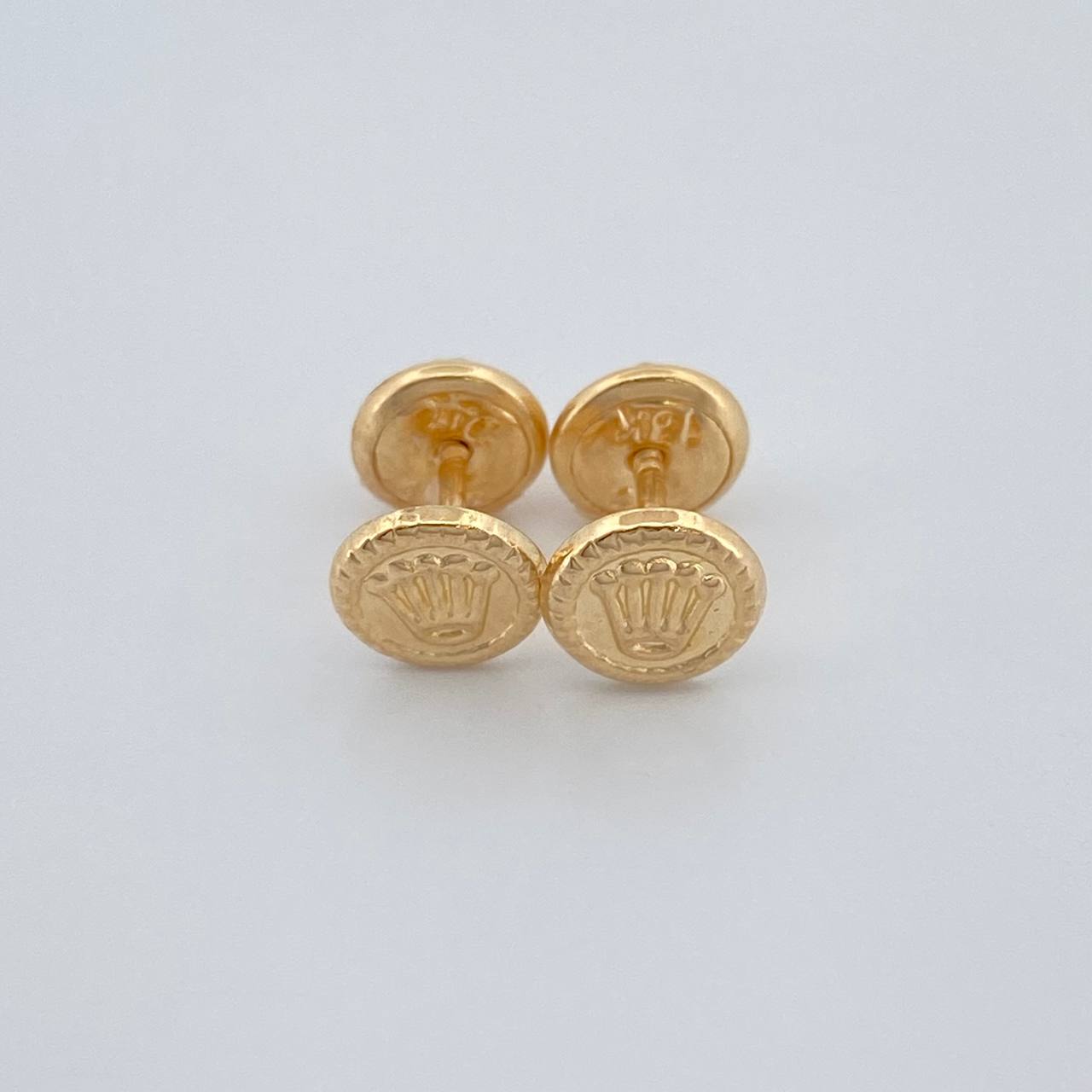 Topos Medalla Corona 0.65gr / 6.05mm Oro Amarillo 18K %