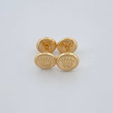 Topos Medalla Corona 0.6gr / 6.05mm Oro Amarillo 18K %