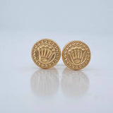Topos Medalla Corona 0.75gr / 7.5mm Oro Amarillo 18K %