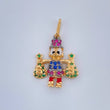 Dije Pato Bolsas Dinero 1.55gr / 2.3cm / Dos Oros Negro Amarillo 18K %