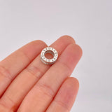 Dije Bv 2.9g / 1.2cm Oro Blanco 18K