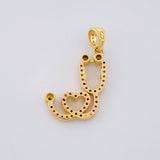 Dije Estetoscopio Tupido 2.4g / 2.4cm Oro Amarillo 18K