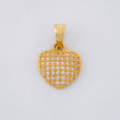 Dije Corazón Tupido 1.4g / 1.7cm Oro Amarillo 18K
