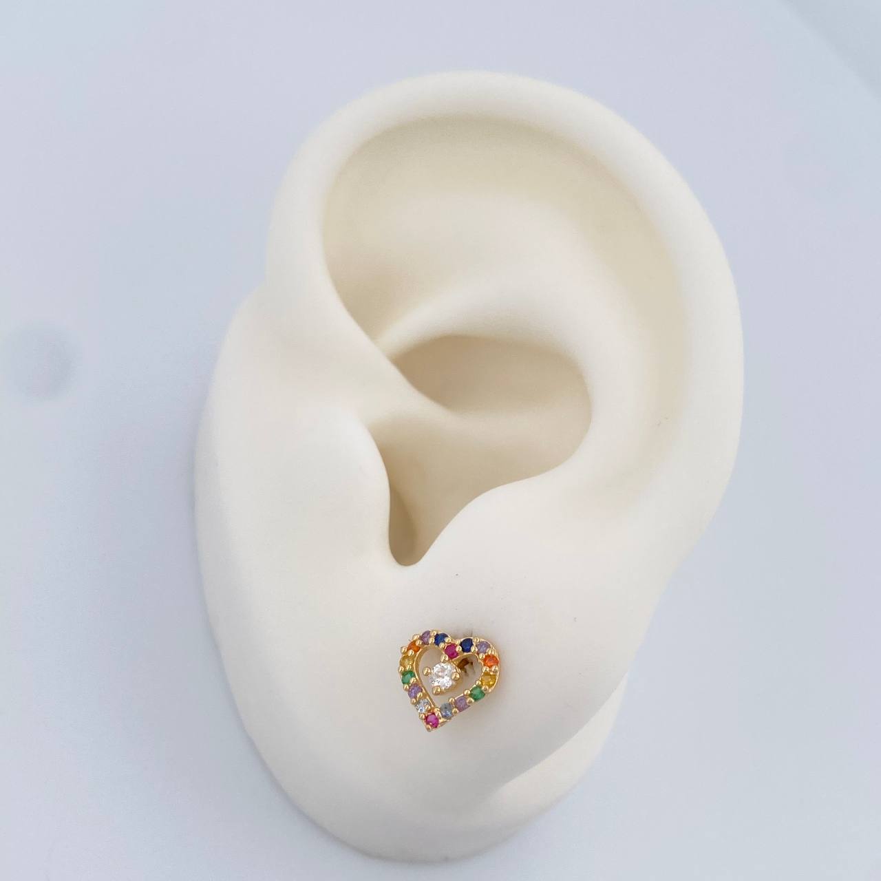 Topos Corazon 0.9gr / 7.08mm Oro Amarillo 18K %