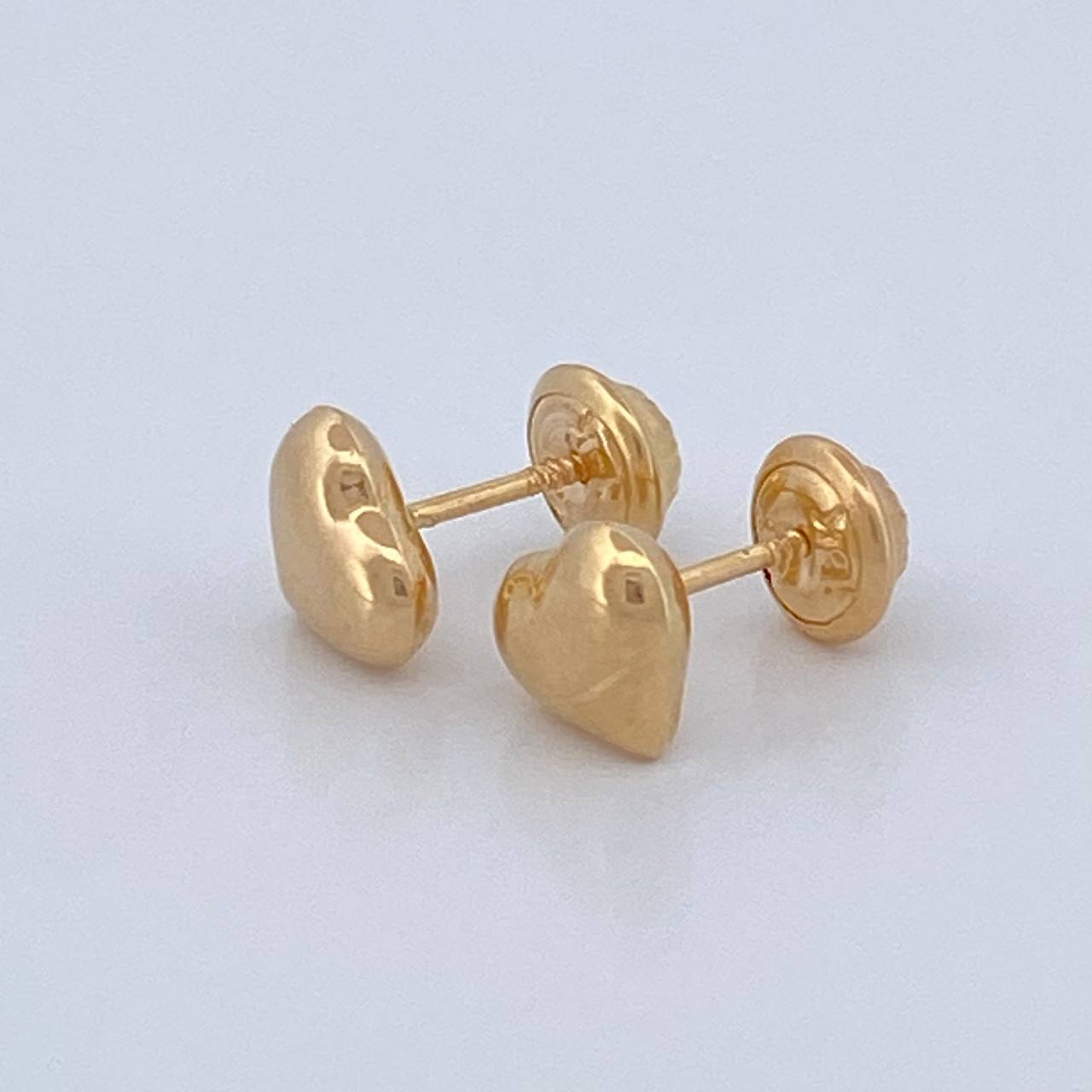 Topos Corazon 0.65gr / 6.25mm Oro Amarillo 18K %