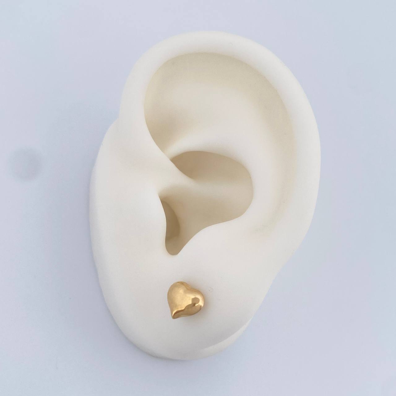 Topos Corazon 0.65gr / 6.25mm Oro Amarillo 18K %