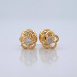 Topos Flor 0.8gr / 5.8mm Oro Amarillo 18K %