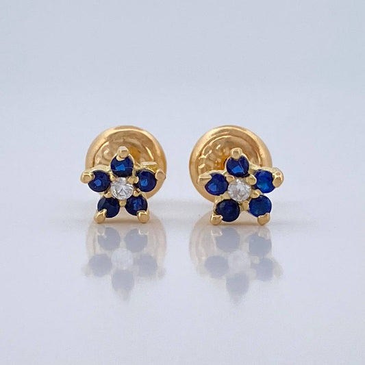 Topos Flor 0.8gr / 5.38mm Oro Amarillo 18K %