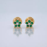 Topos Flor 0.8gr / 5.38mm Oro Amarillo 18K %