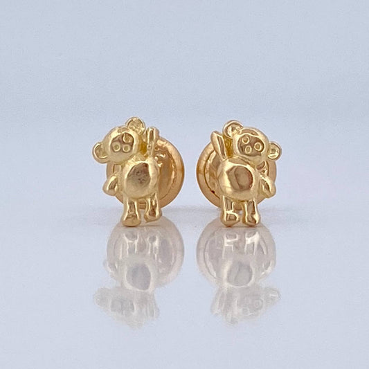 Topos Oso 1.1gr / 7.3mm Oro Amarillo 18K %
