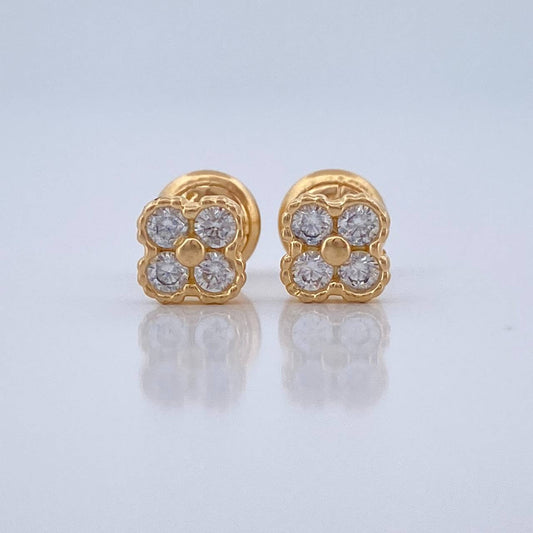 Topos Trebol 1.1gr / 5.15mm Oro Amarillo 18K %