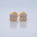 Topos Trebol 1.1gr / 5.15mm Oro Amarillo 18K %