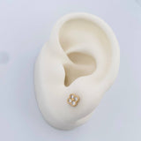 Topos Trebol 1.1gr / 5.15mm Oro Amarillo 18K %