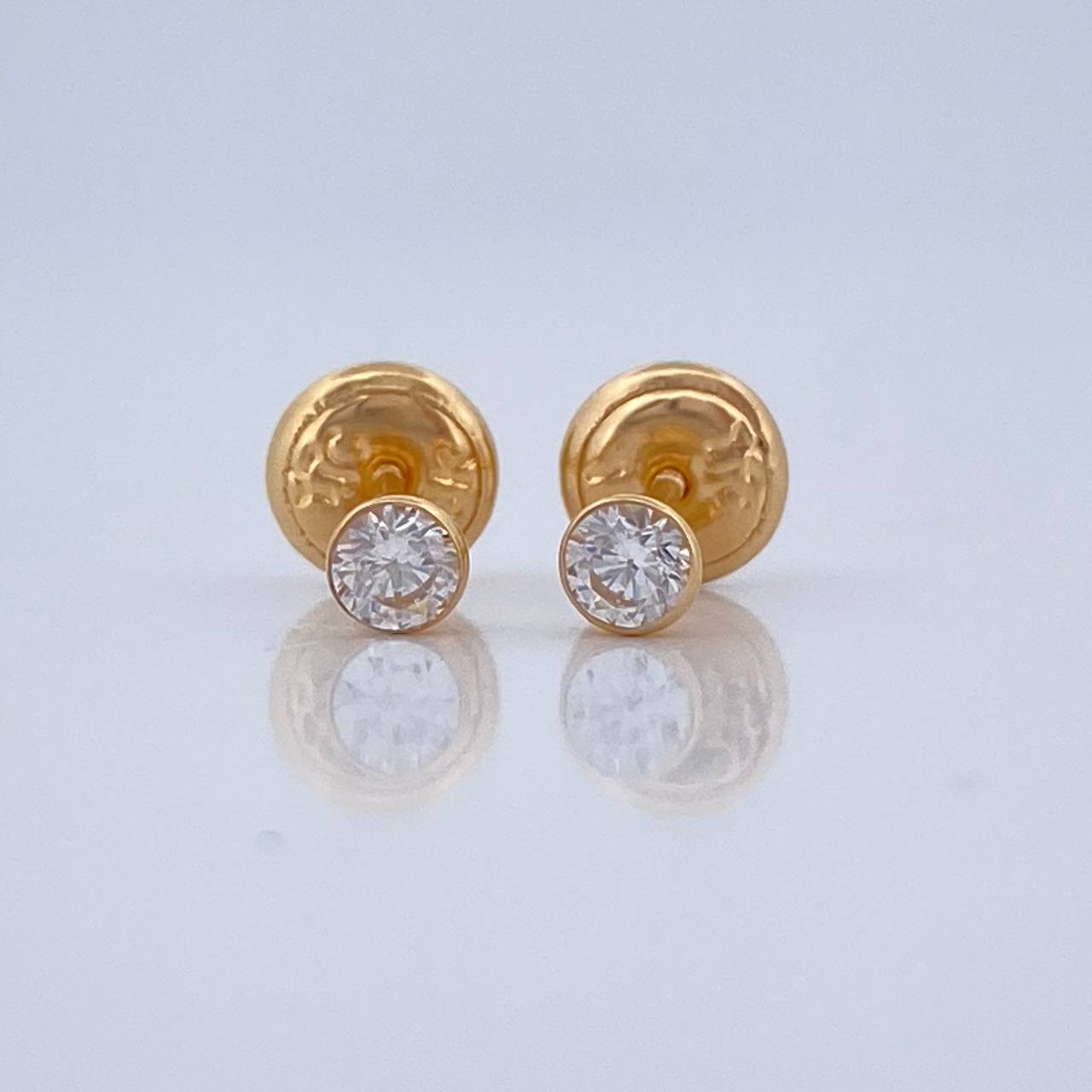 Topos Bisel 0.55gr / 3.2mm Oro Amarillo 18K %