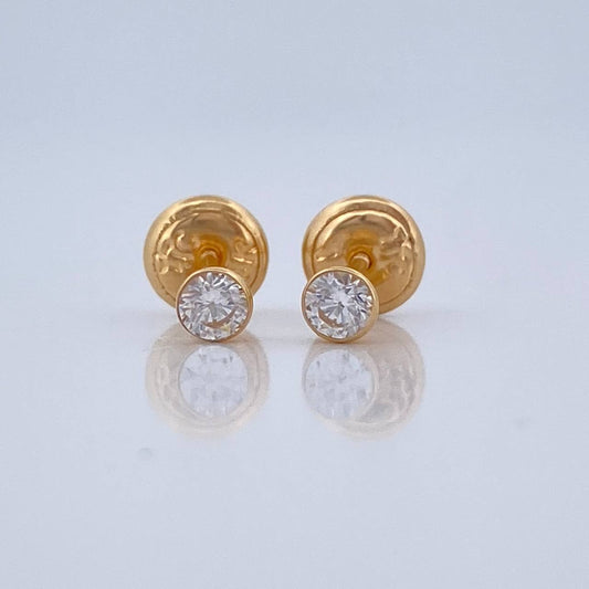 Topos Bisel 0.55gr / 3.2mm Oro Amarillo 18K %