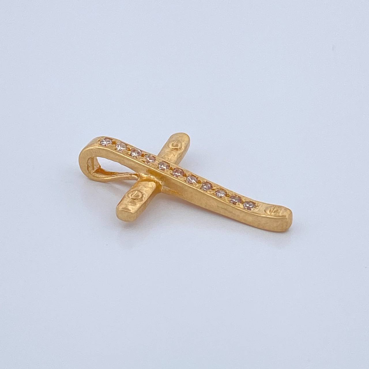 Dije Cruz Clavo 1.35gr / 2.3cm / Oro Amarillo 18K &
