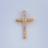 Dije Cruz Clavo 1.35gr / 2.3cm / Oro Amarillo 18K &
