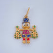 Dije Pato Bolsas Dinero 1.55gr / 2.3cm / Dos Oros Negro Amarillo 18K