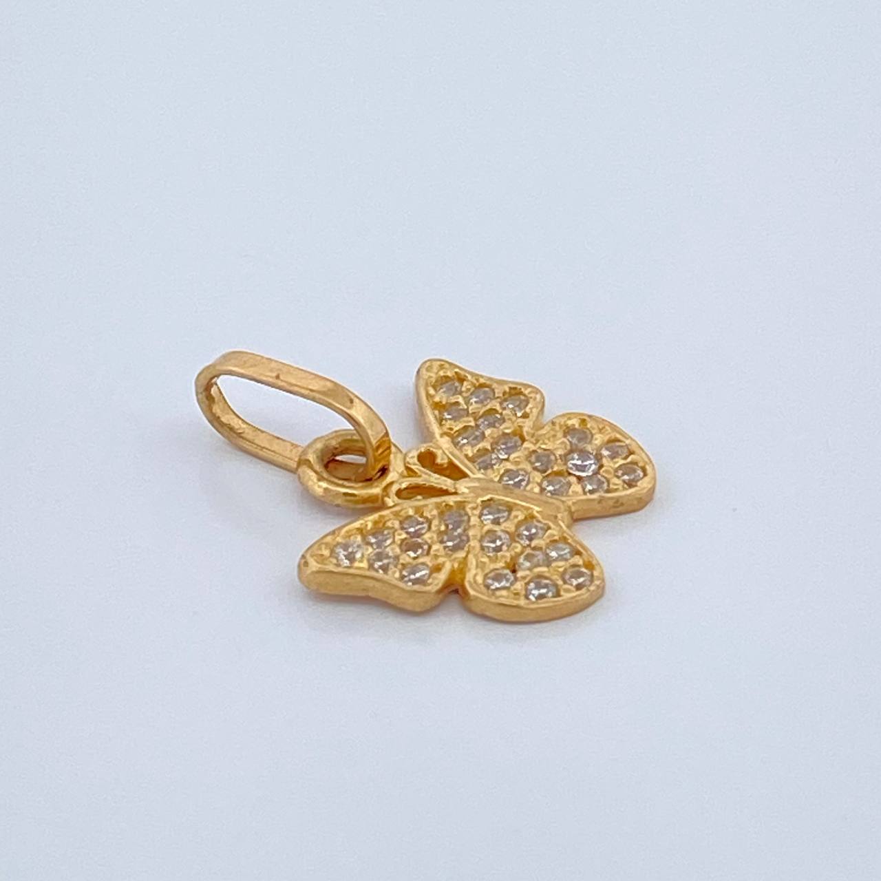 Dije Mariposa 0.9gr / 1.6cm / Oro Amarillo 18K &
