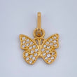 Dije Mariposa 0.9gr / 1.6cm / Oro Amarillo 18K &