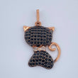 Dije Gato 2.15gr / 2.6cm / Tres Oros 18K