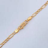 Cadena Figaro 1.7gr / 45.5cm / 2.7mm Oro Amarillo +1 18K %