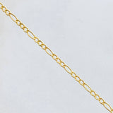 Pulso Figaro 0.7gr / 19cm / Oro Amarillo +1 18K ©