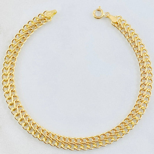 Pulso Sedusa 3.55gr / 19cm / Oro Amarillo +3 18K ©